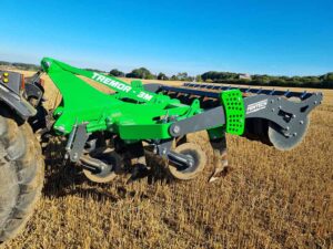 Tremor - Fentech Agri low disturbance subsoiler revolutionises soil health by lifting compaction, promoting optimal soil structure, and minimizing disruption to the topsoil layer.
