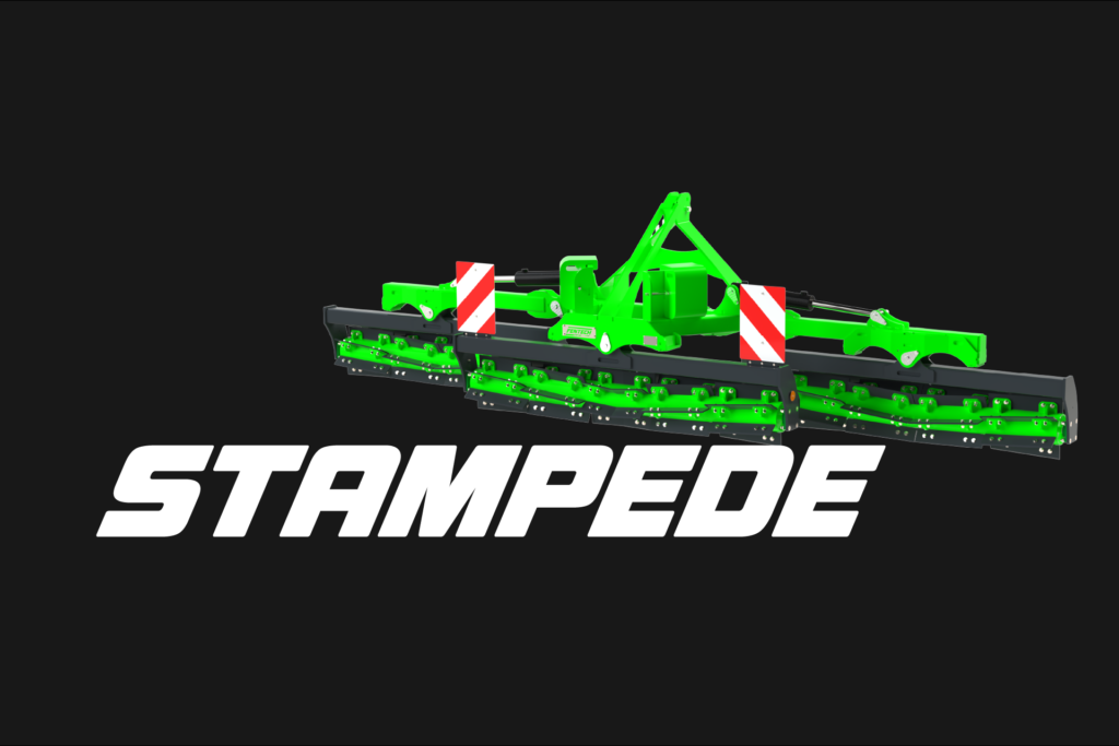 STAMPEDE crimper roller – cover crop management and soil protection